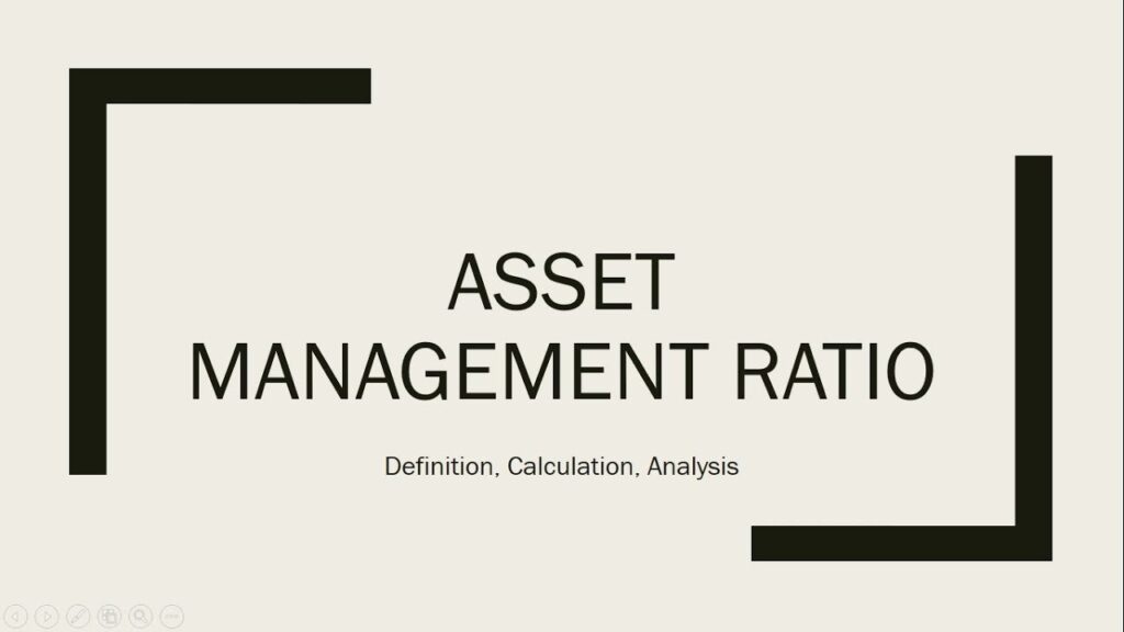 Asset Managemnt Ratios