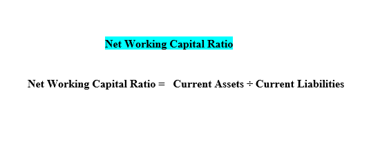 Net Working Capital Ratio